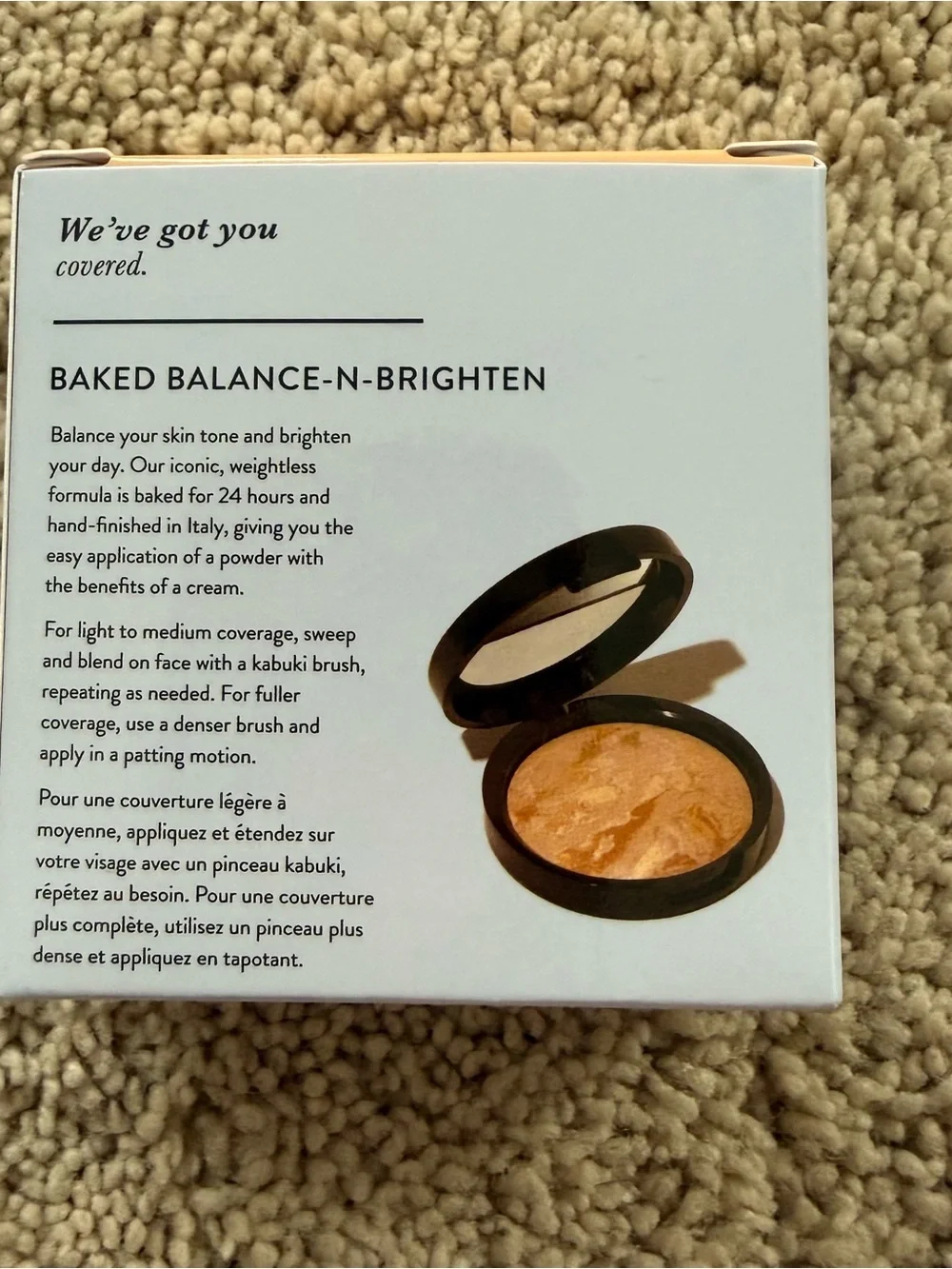 New! Laura Geller Baked Balance-N-Brighten Color Correcting Foundation - Fair